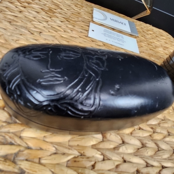 VINTAGE 2004 Versace Gold Sunglasses with Original Case - Picture 7 of 11